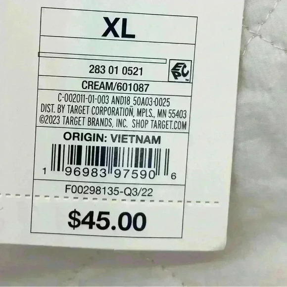 A new day Quilted Jacket Cream Size XL - Picture 13 of 16